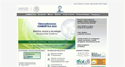 Desktop Screenshot of conbioetica-mexico.salud.gob.mx