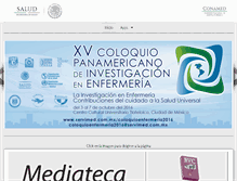 Tablet Screenshot of dgdi-conamed.salud.gob.mx