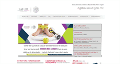 Desktop Screenshot of dgrh.salud.gob.mx
