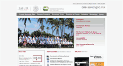 Desktop Screenshot of controldgpop.salud.gob.mx